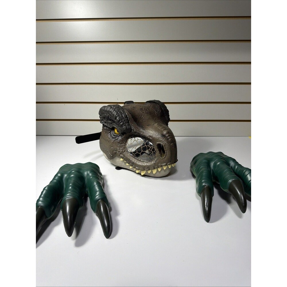 T-Rex Chomp N Roar Dinosaur Mask Opens Jaws Jurassic World Dominion Tested Claws